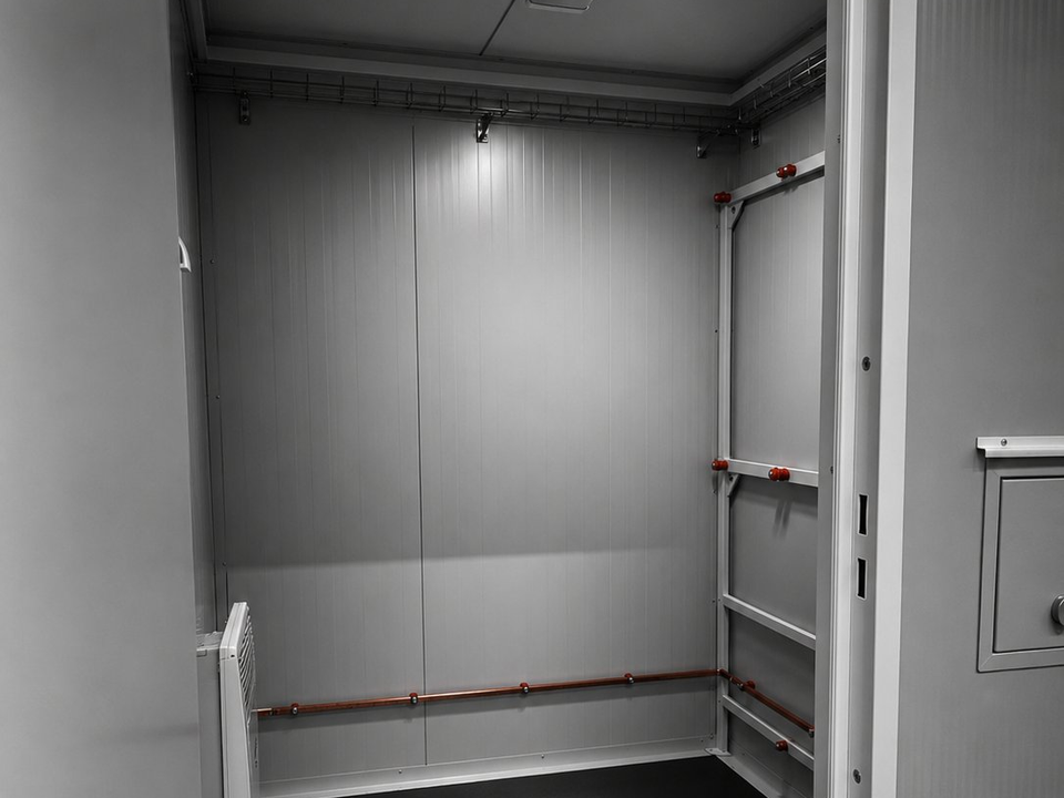 Kontener KTP-01 - wnętrze